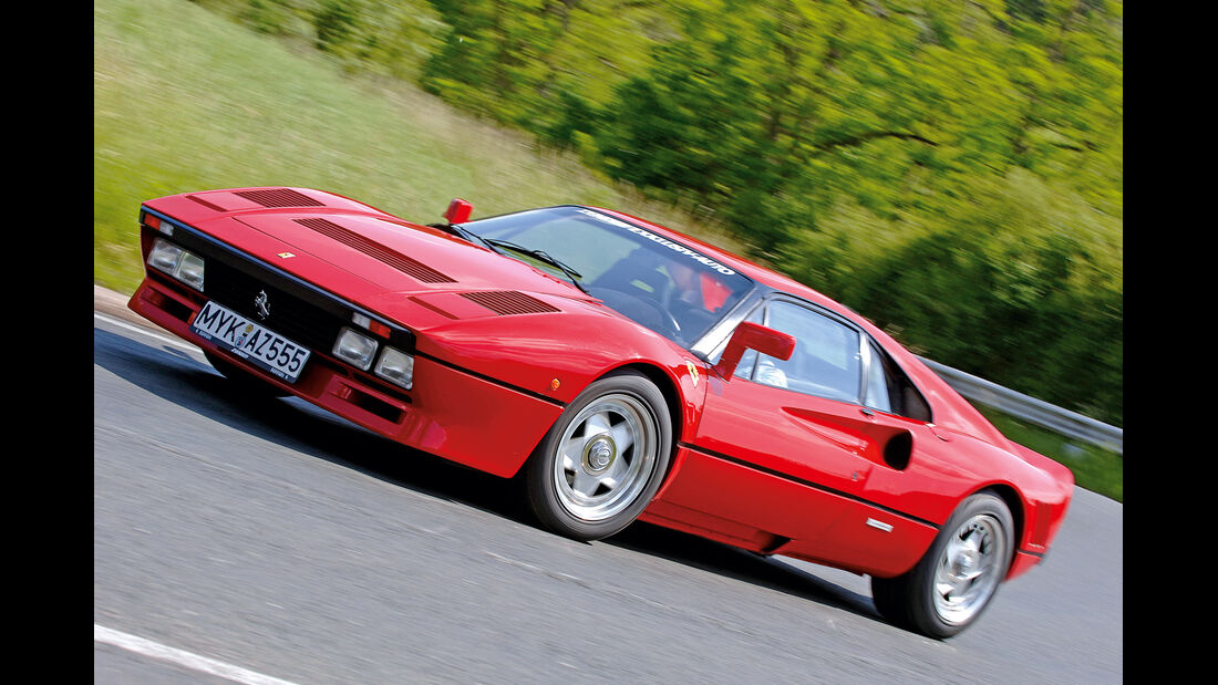 Ferrari GTO, Seitenansicht