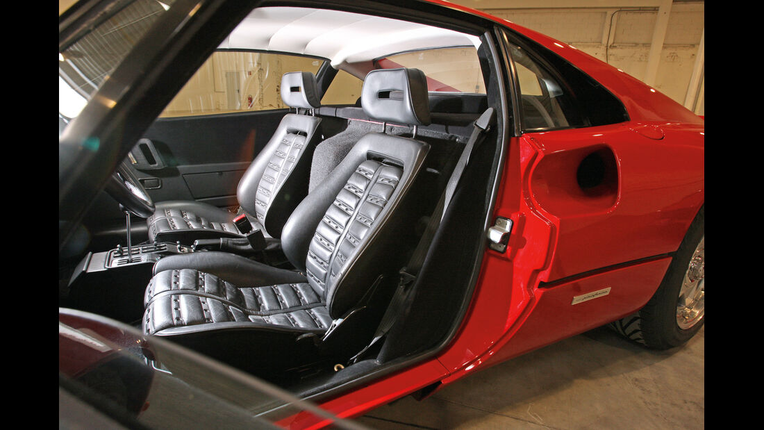 Ferrari GTO, Sitze, Ledersitze