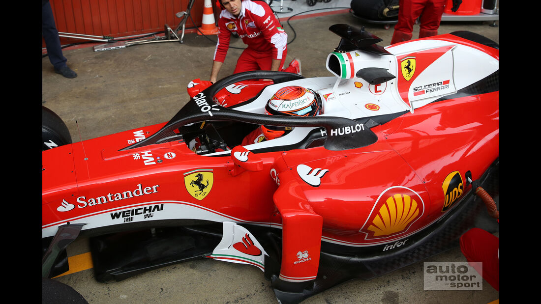 Ferrari - Halo - Cockpit-Schutz - Barcelona-Test - Formel 1