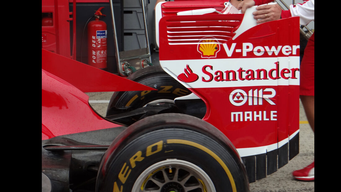 Ferrari - Heckflügel - Formel 1 - GP England - 27. Juni 2013