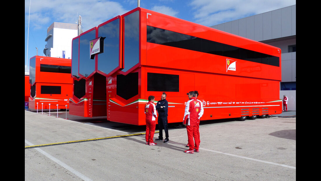 Ferrari - Impressionen - Jerez - Formel 1-Test - 31. Januar 2015
