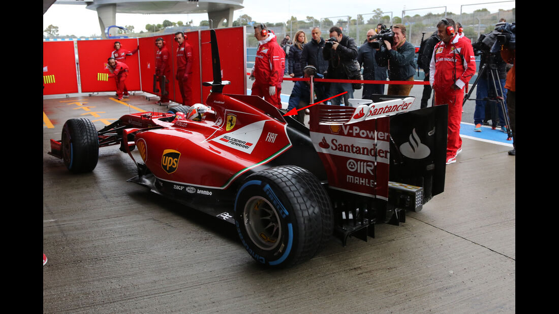 Ferrari - Jerez-Test - Formel 1 - 2014