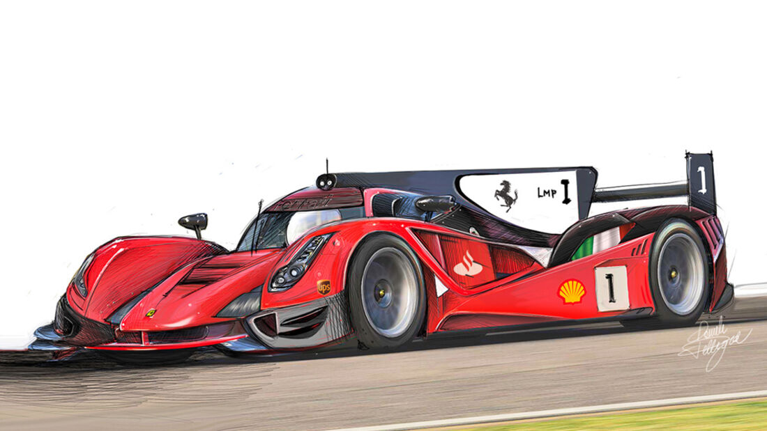 Ferrari LMP1 Concept - Daniele Pelligra - 2014