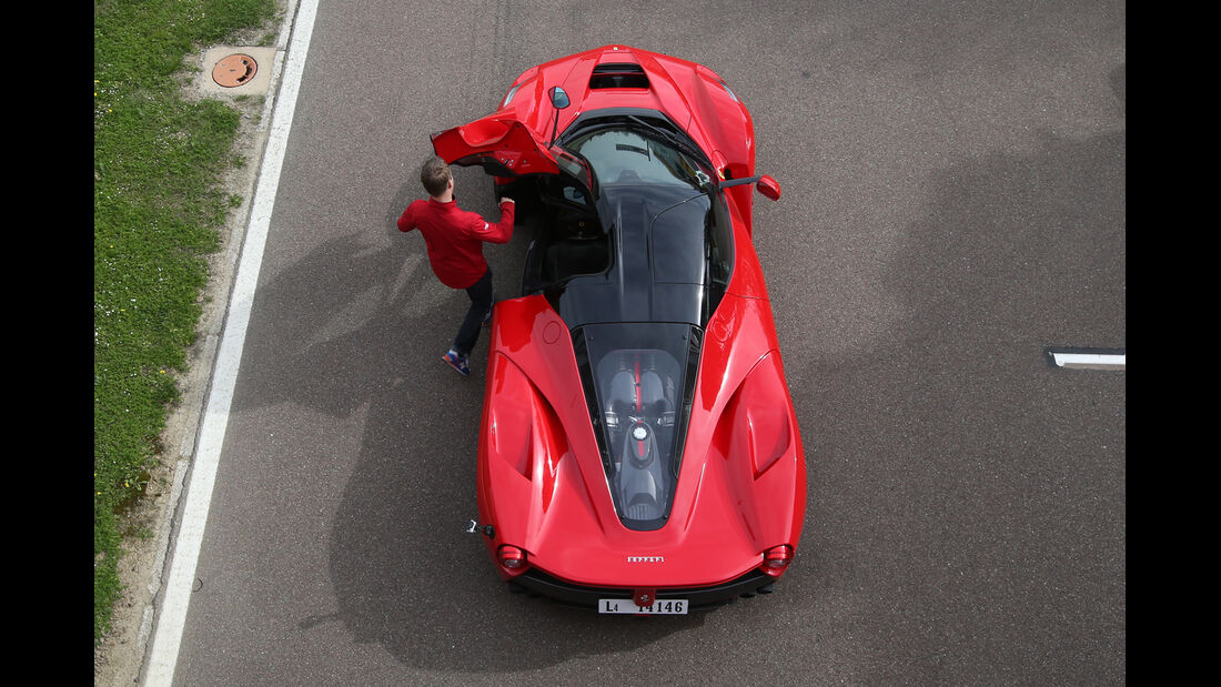 Ferrari LaFerrari, von oben, Draufsicht