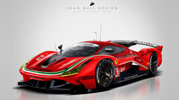 Ferrari Le Mans Hypercar Concept - Sean Bull Design