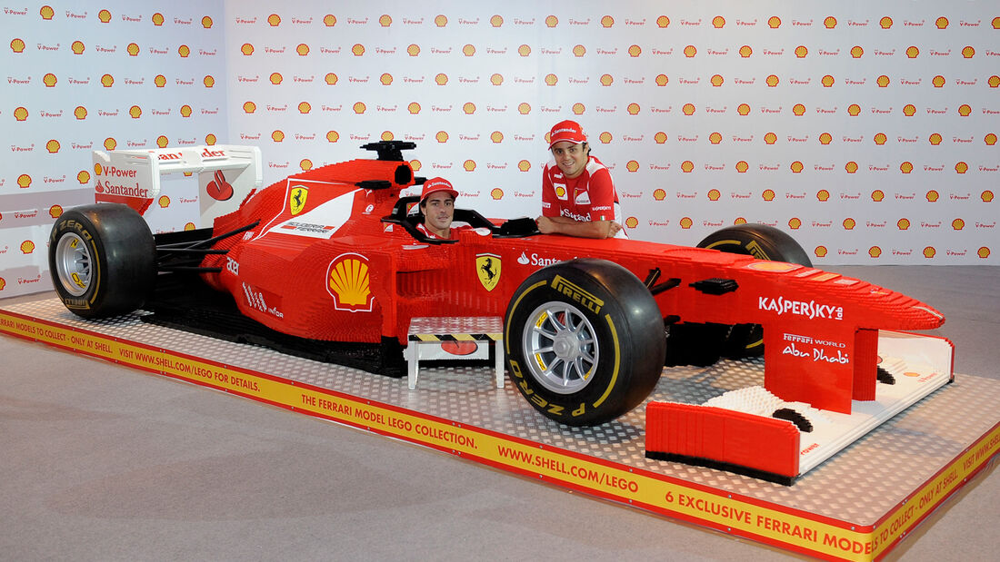 Ferrari Lego-Modell GP Singapur 2012