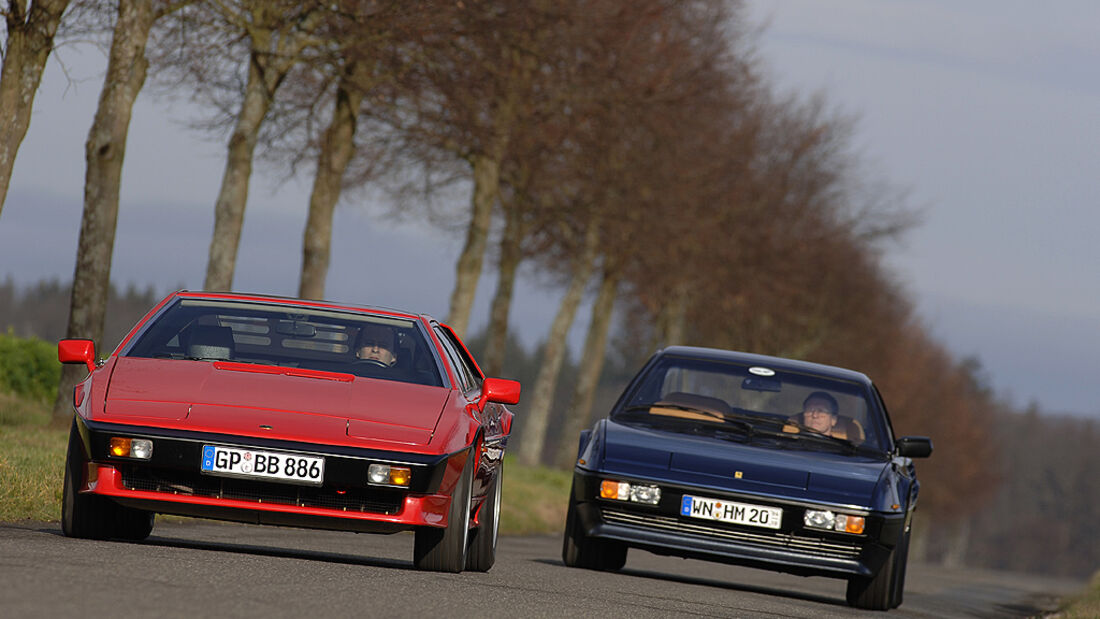 Ferrari Mondial Quattrovalvole und Lotus Turbo Esprit HC