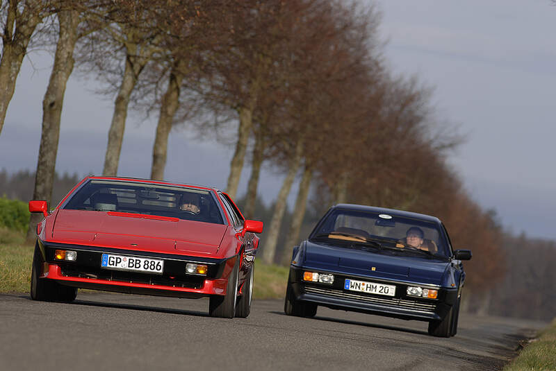Ferrari Mondial Quattrovalvole und Lotus Turbo Esprit HC