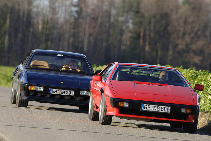 Ferrari Mondial Quattrovalvole und Lotus Turbo Esprit HC