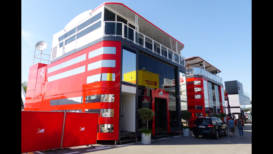 Ferrari - Motorhome - GP Spanien 2015 - Barcelona