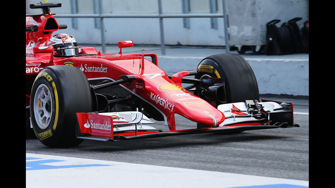 Ferrari - Nasen-Kamera - Barcelona Test 2015