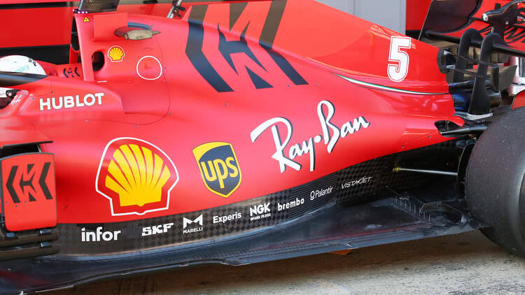 Ferrari - SF1000 - Motorabdeckung - Formel 1