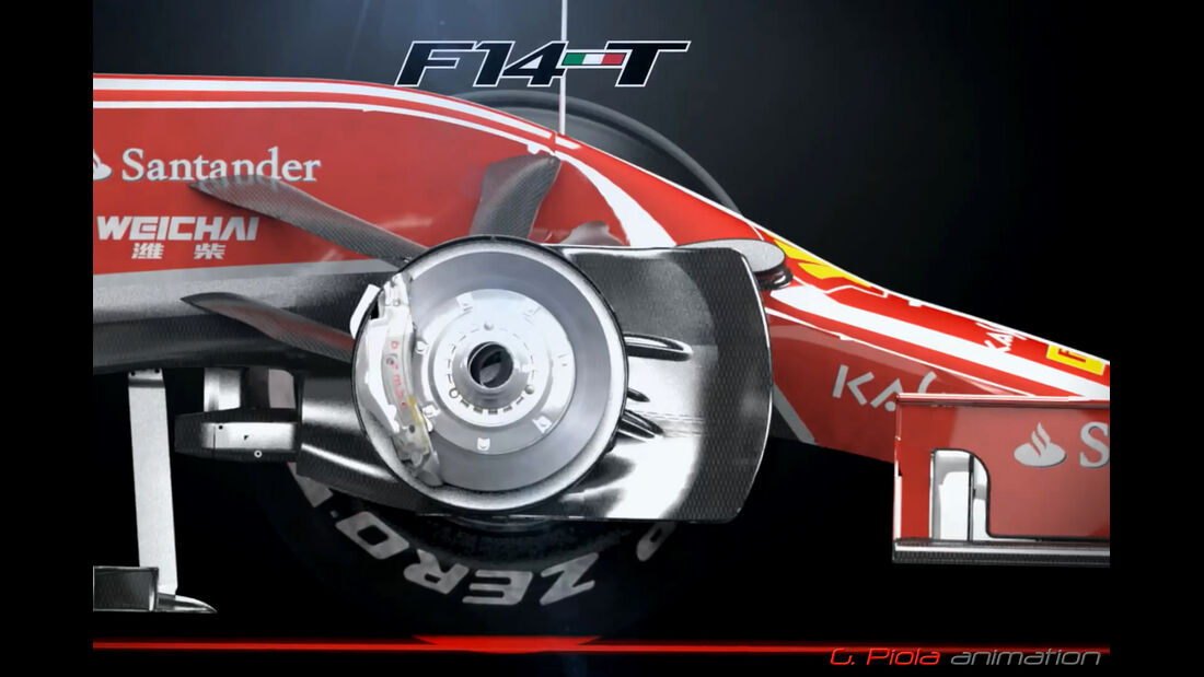 Ferrari SF15-T - Piola Technik - Bremse - Formel 1 - 2015