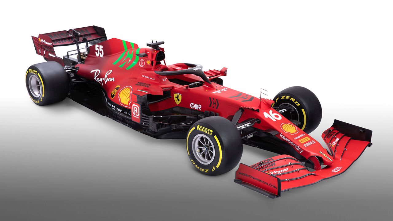 Neuer Ferrari Sf21 Fur Formel 1 Saison 2021 Auto Motor Und Sport