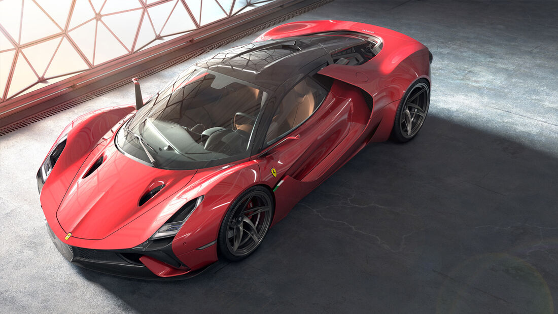 Ferrari Stallone Hypercar Design Concept