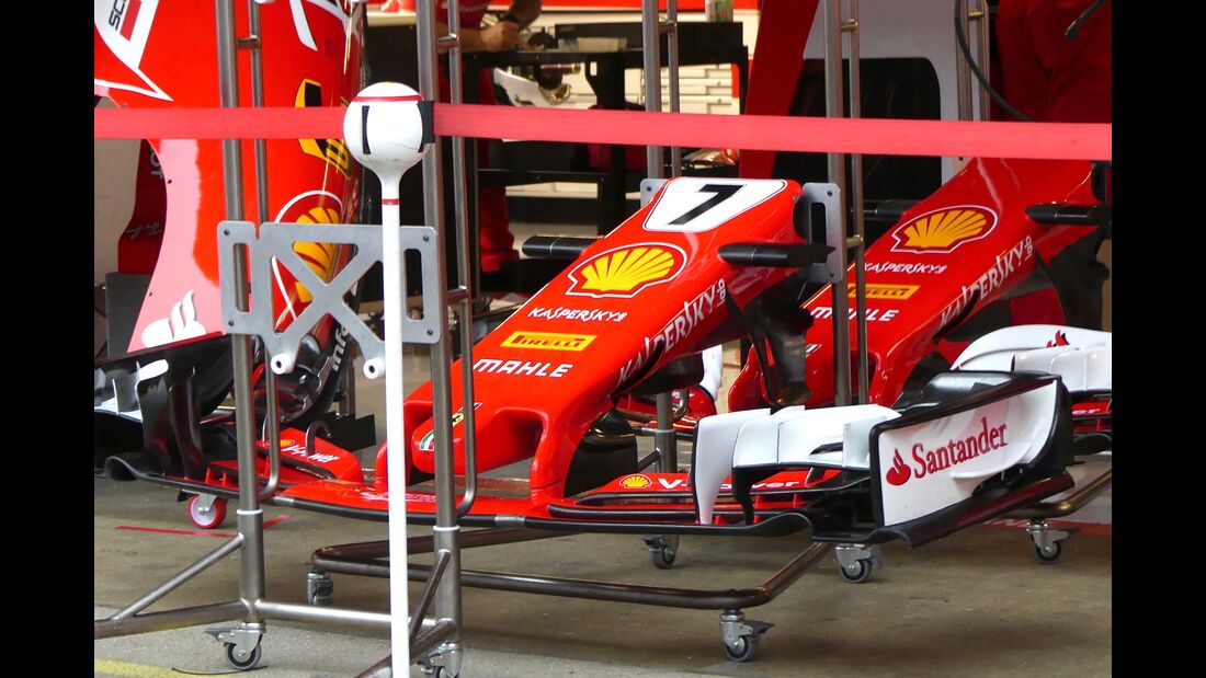 Ferrari - Startnummern - Formel 1 - GP Spanien - 11. Mai 2017