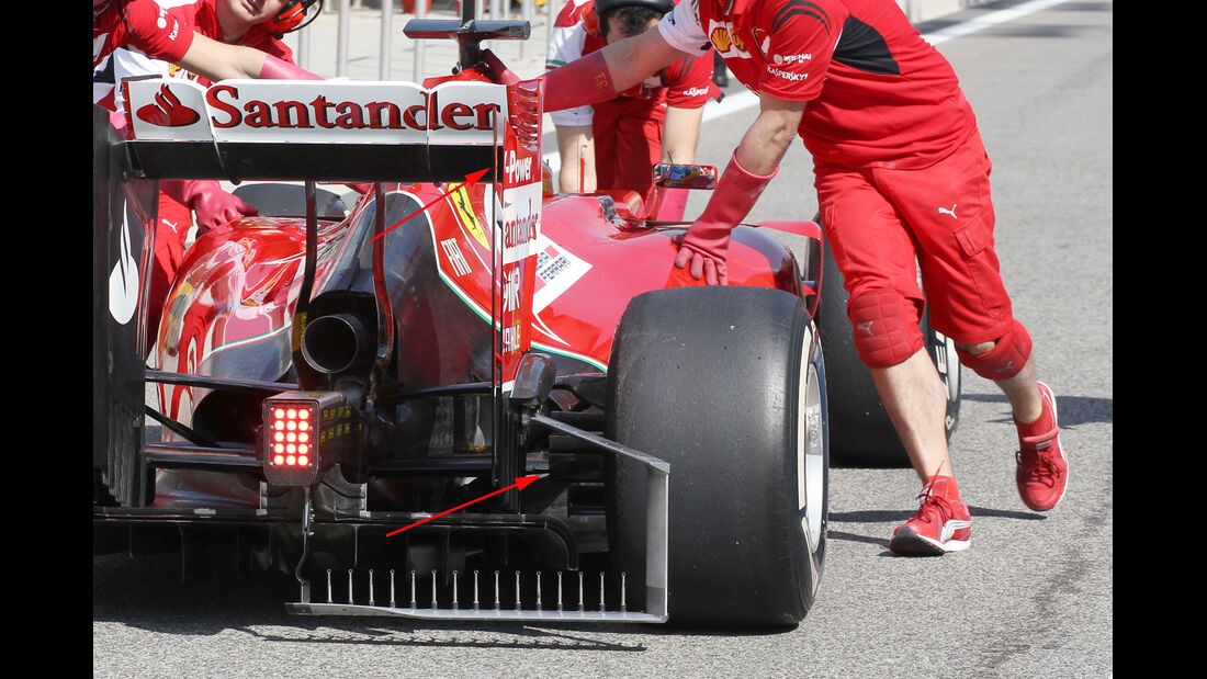Ferrari - Technik - Bahrain Test 2 - 2014