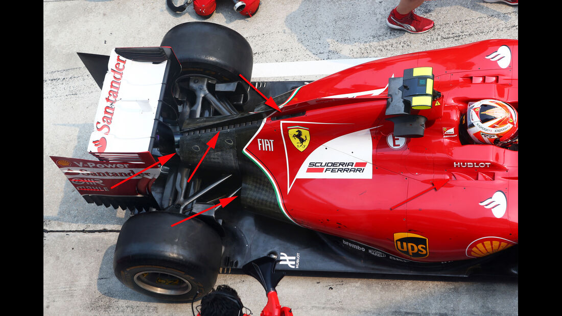 Ferrari - Technik - GP Malaysia 2014