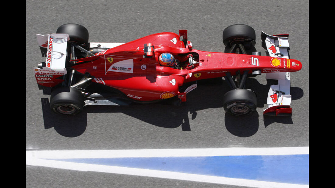Ferrari Technik GP Spanien 2011