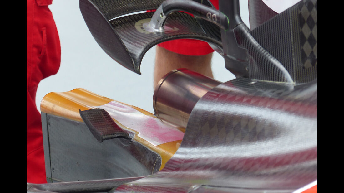 Ferrari - Technik - Unterboden-Schlitze - Formel 1 - 2015
