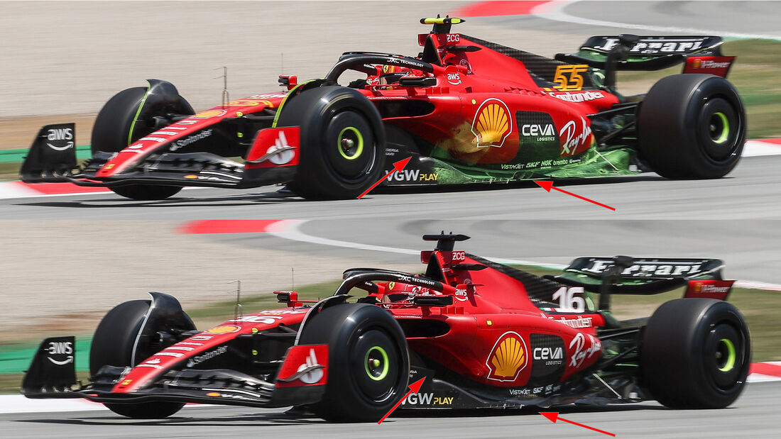 Ferrari - Technik - Upgrades - GP Spanien 2023