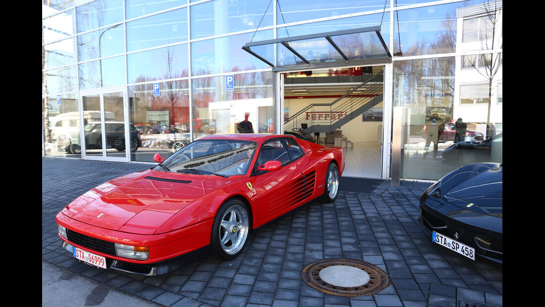 Ferrari Testarossa, Frontansicht