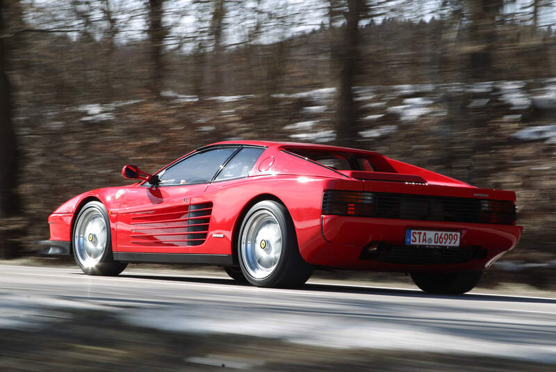 Ferrari Testarossa, Heckansicht