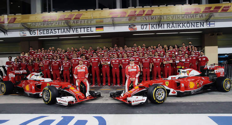 Ferrari - Vettel - Räikkönen - GP Abu Dhabi 2016 - F1