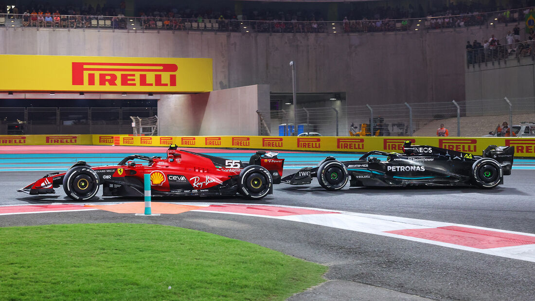 Ferrari vs. Mercedes - GP Abu Dhabi 2023