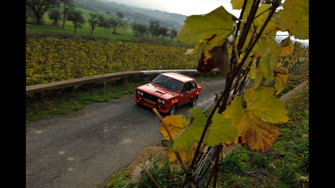Fiat 131 Abarth, Frontansicht
