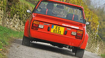 Fiat 131 Abarth, Heckansicht
