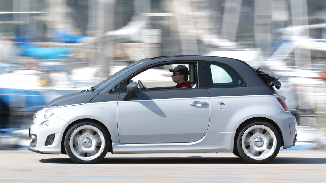 Fiat 500 Abarth 595C Turismo, Seitenansicht