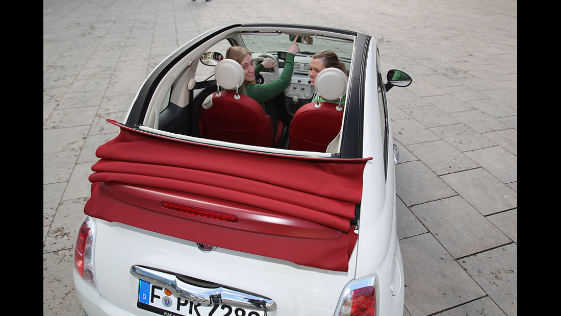 Fiat 500 C, Cabrio, Faltdach