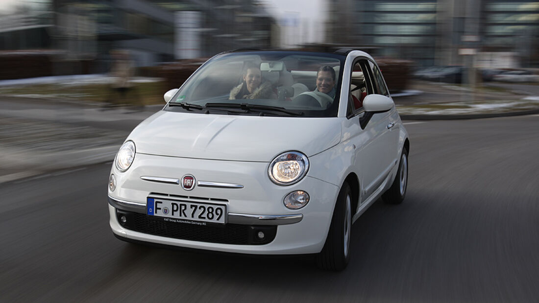 Fiat 500 C, Cabrio, faltbares Softtop