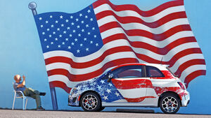 Fiat 500, Flagge, USA