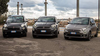Fiat 500 Modellfamilie 2021 Cult Cross Sport Dolcevita 500X 500L