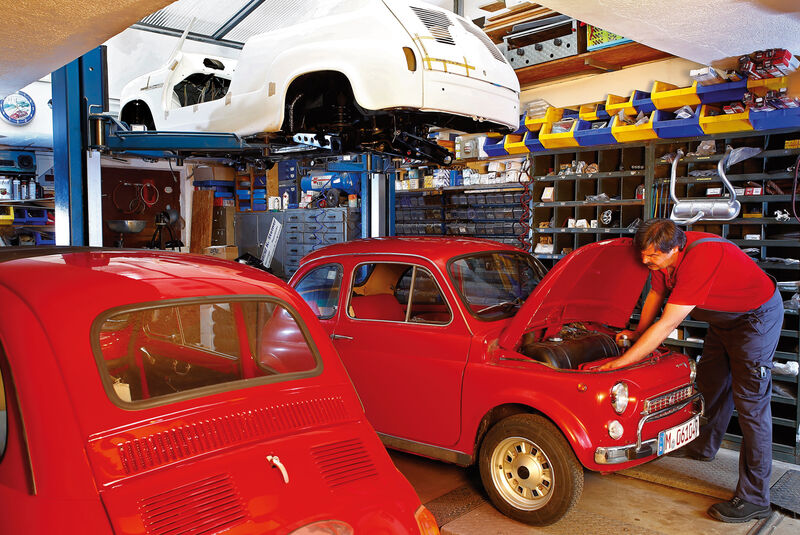 Fiat 500, Motorhaube, Klaus Steiner