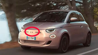 Fiat 500 Werbung ohne Logo