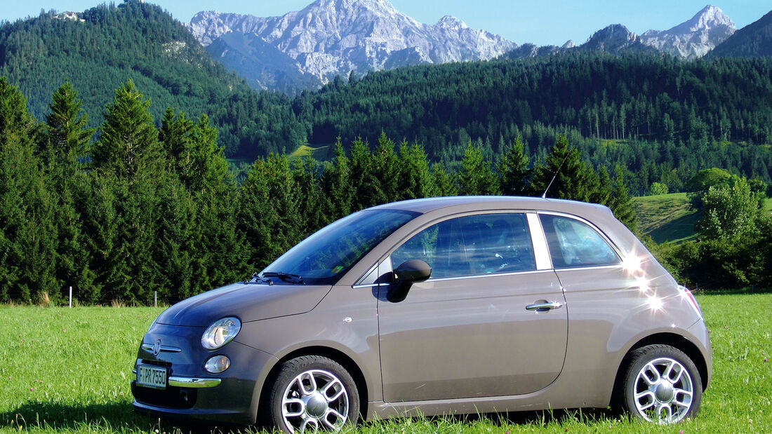 Fiat 500, Seitenansicht