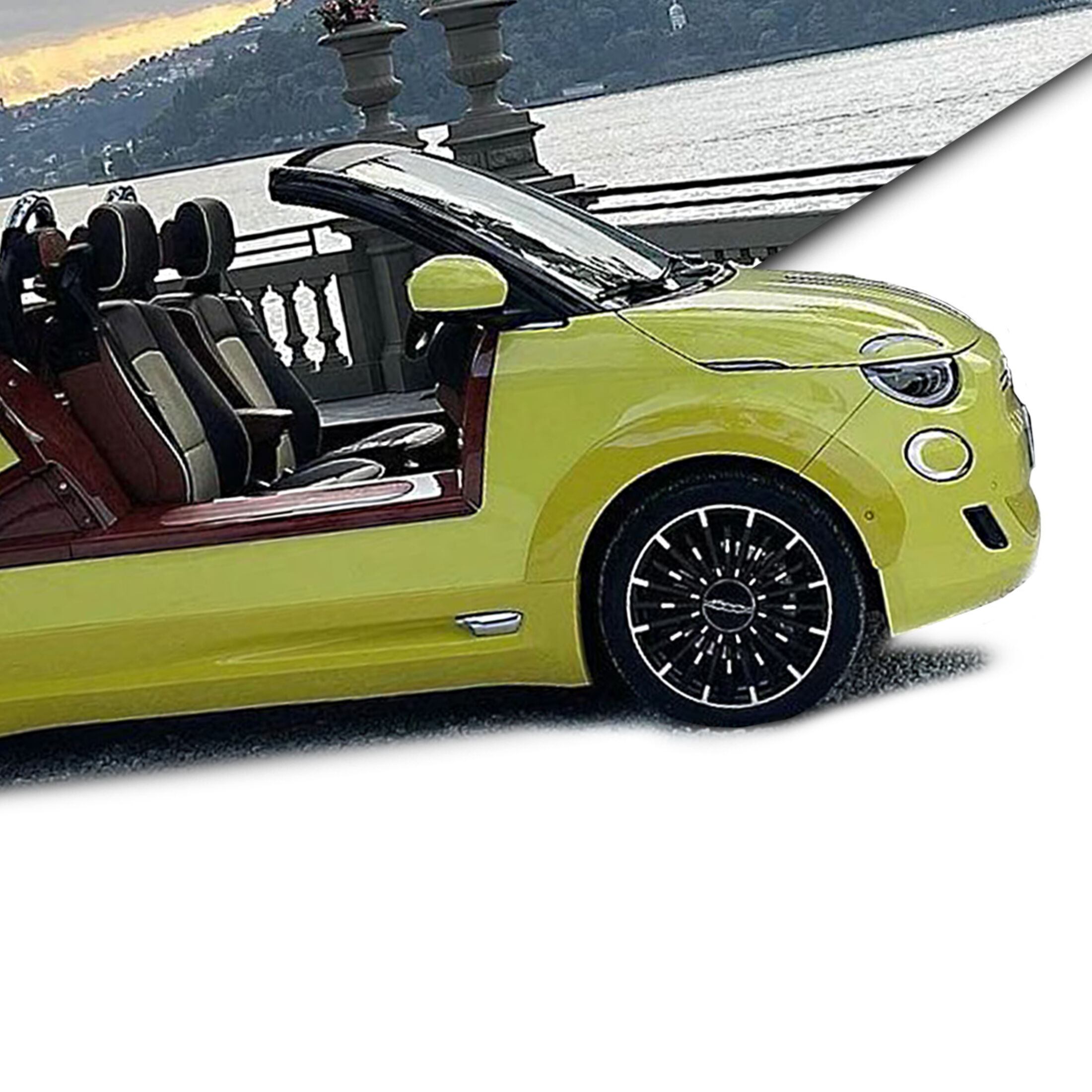 Der neue Fiat 500 Elektro als Cabrio, Elektroauto