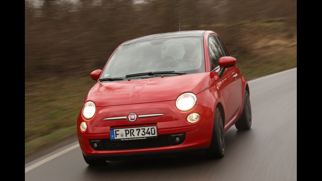 Fiat 500 Twin Air, Frontansicht