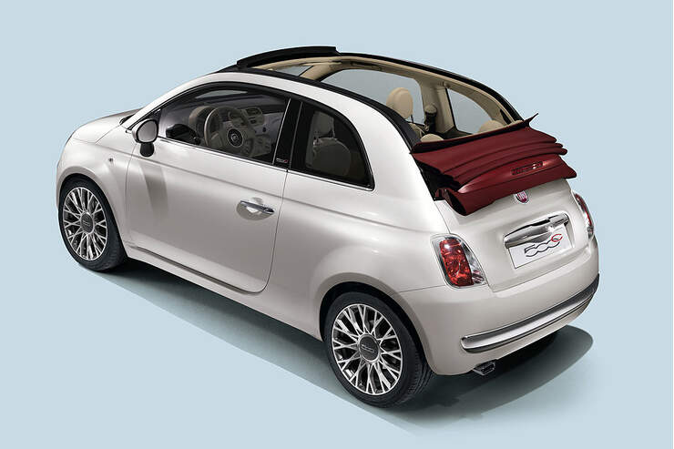 Fiat 500 Cabrio: Sonderserie zum Marktstart des Fiat 500C - AUTO MOTOR ...