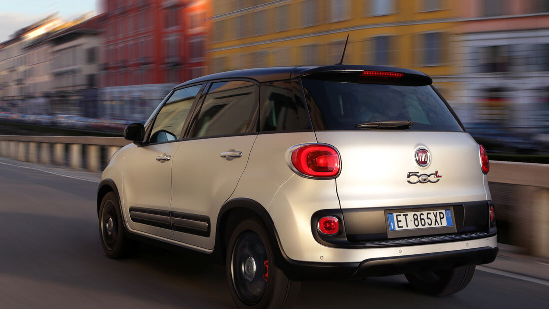 Fiat 500L 1.6 Multijet, Heckansicht