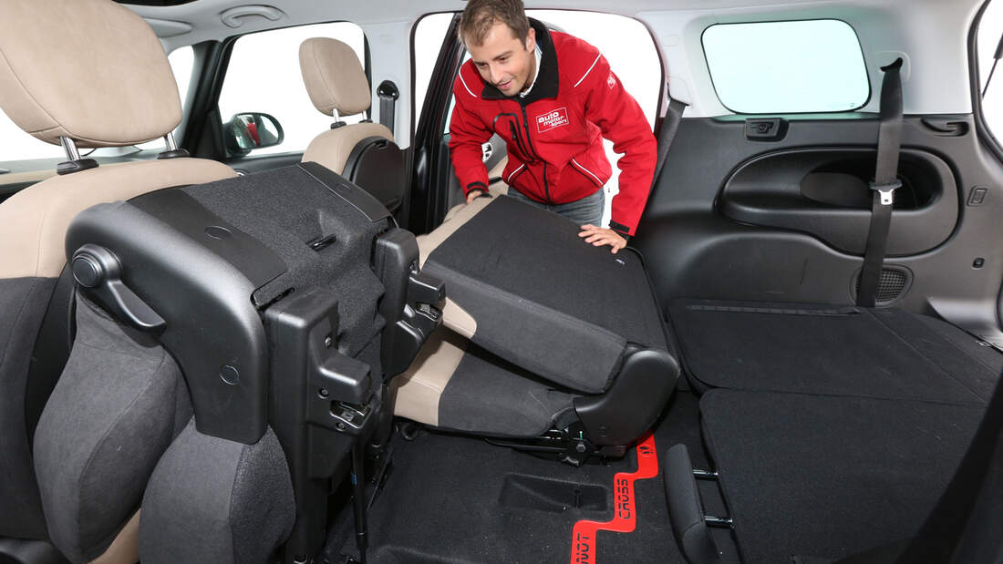 Kann Man Beim Fiat 500 Die Rucksitzbank Umklappen Fiat 500L Living 1.6 16V Multijet im Fahrbericht - auto motor und sport