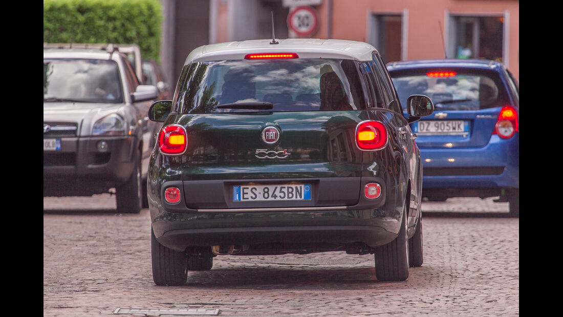 Fiat 500L Living, Heckansicht