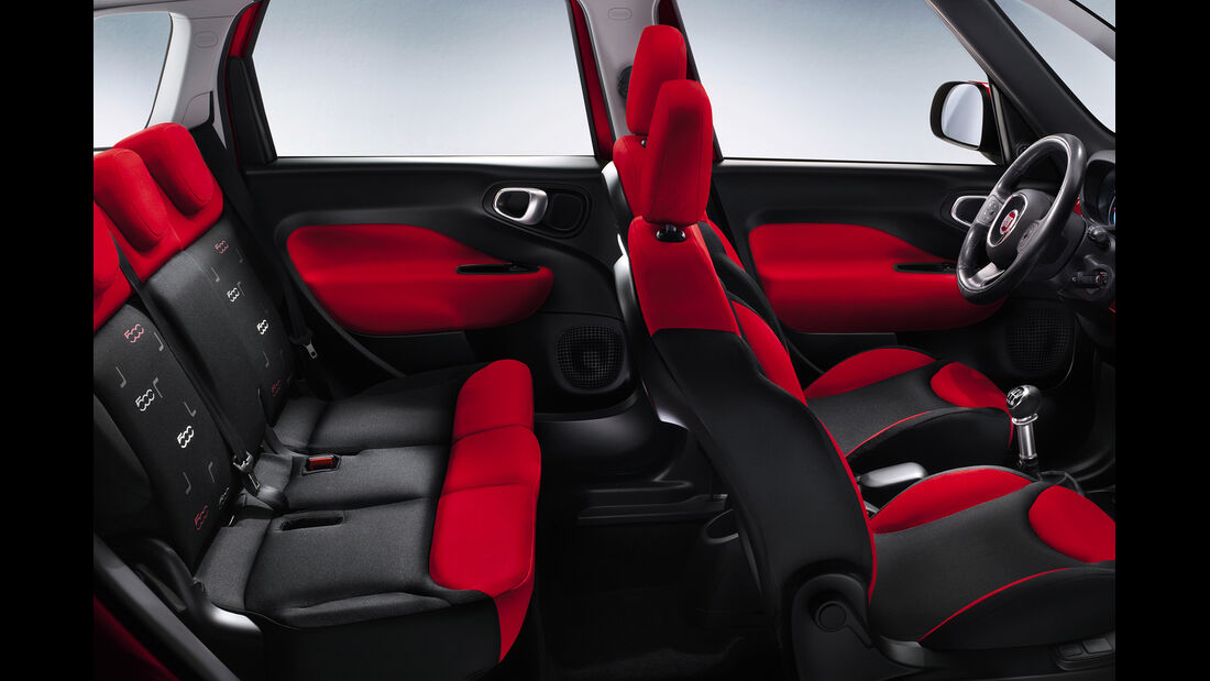 Fiat 500L, Sitze, Innenraum