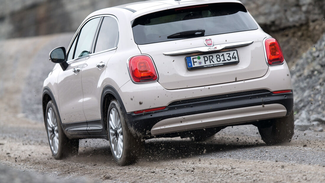 Fiat 500X 1.6 Multijet, Heckansicht