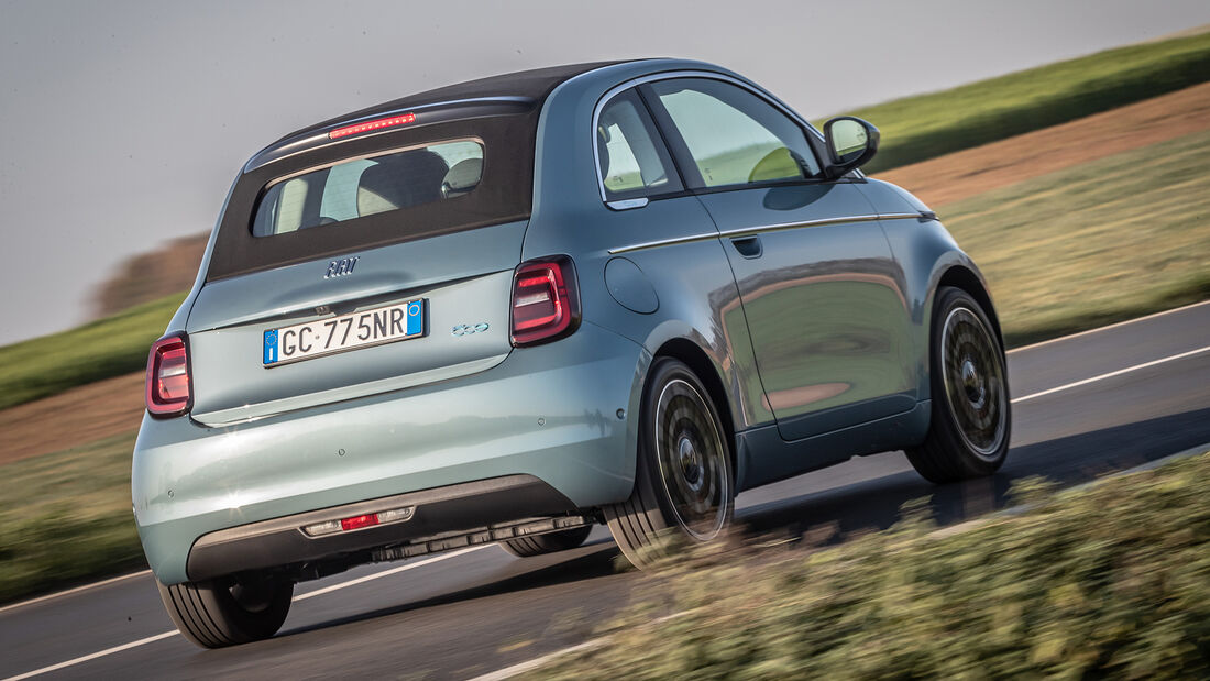 Fiat 500e Cabrio, Exterieur