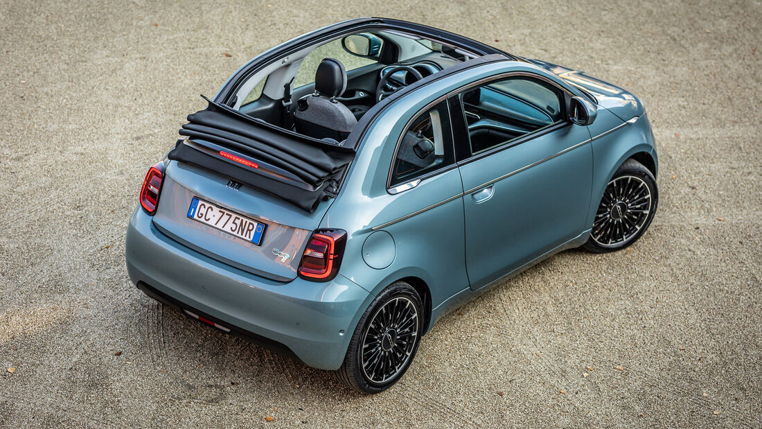 Fiat 500e Cabrio, Exterieur