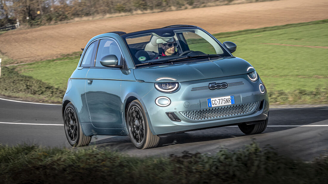 Fiat 500e Cabrio, Exterieur